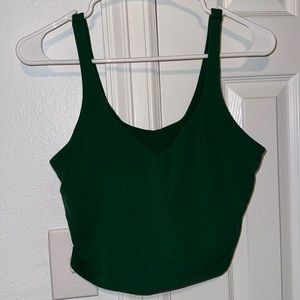 LULULEMON EVERGLADE GREEN ALIGN TANK SIZE 10